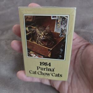 Vintage 1984 Purina Cat Chow Stardust Joker "Cats" Playing Cards Deck - Sealed!